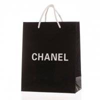 Пакет Chanel черный 25х20х10 оптом в Санкт-Петербург 