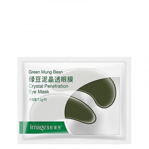 Патчи под глаза с бобами мунг Images Green Mung Bean Crystal Penetration Eye Mask 7.5g оптом в Санкт-Петербург 